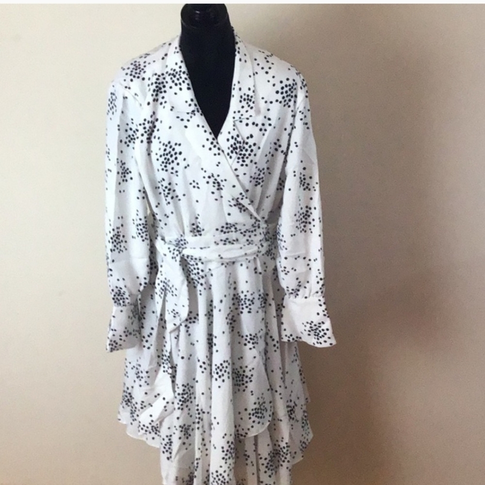 Catherine Maandrino Wrap Dress 12